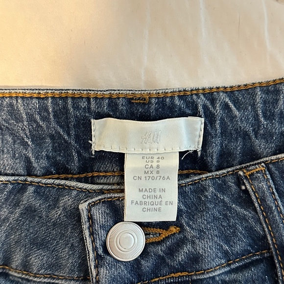 H&M Blue Straight Leg Jeans - Picture 4 of 4